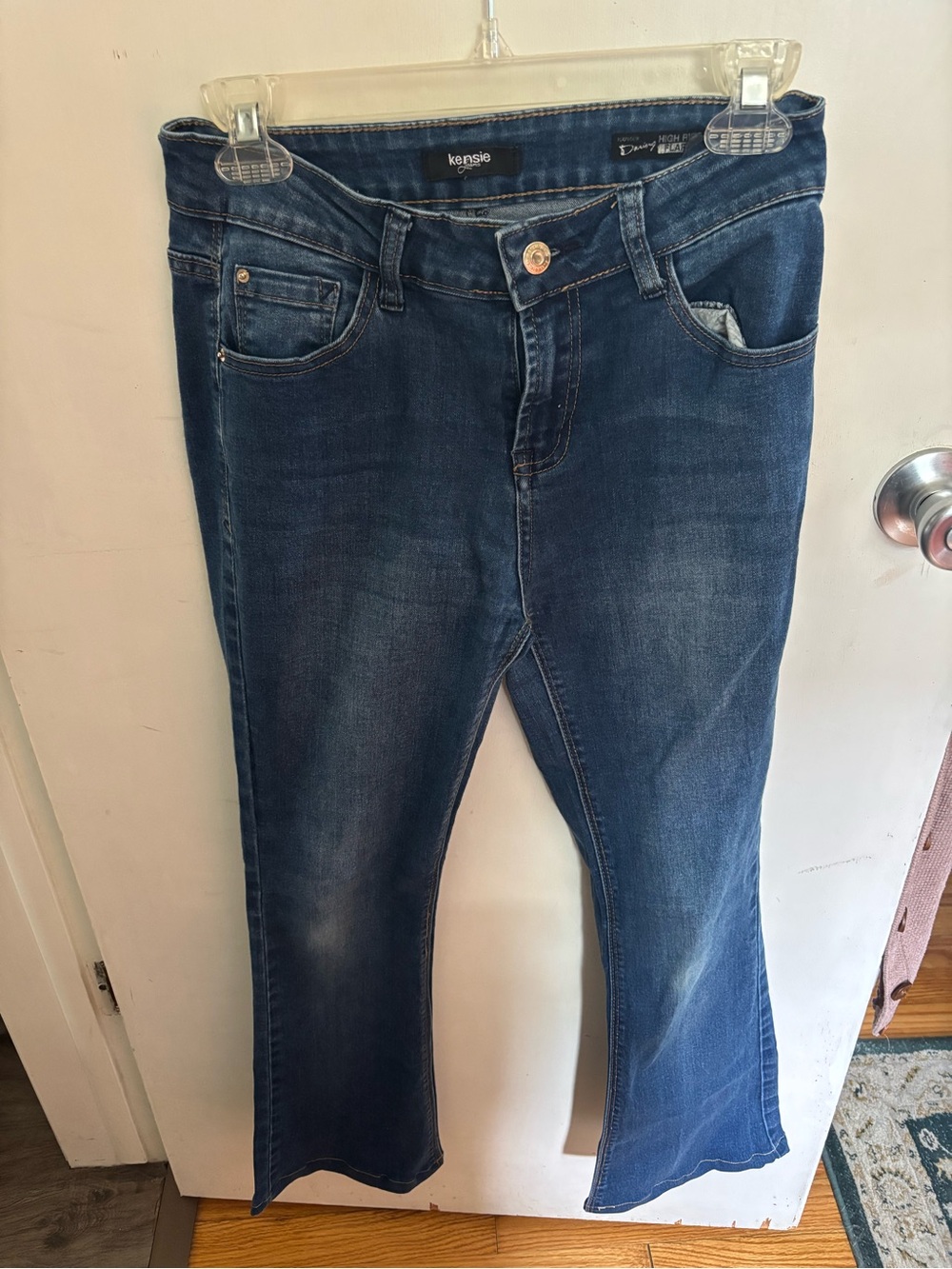 Kensie Dark Blue Flare Jeans